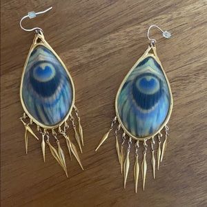 Alexis Bittar Peacock Earrings